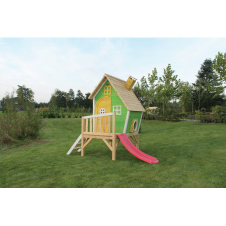 EXIT Fantasia 300 cabane de jeu en bois - vert