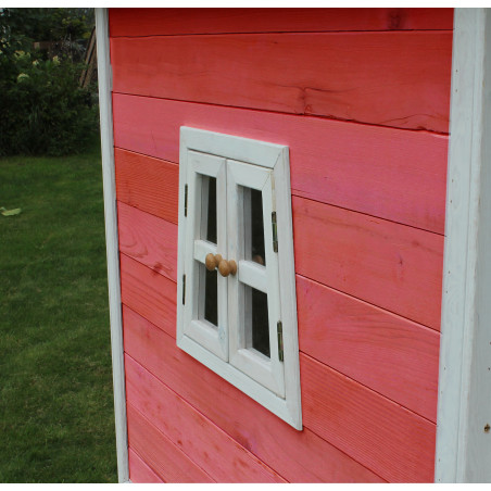 EXIT Fantasia 100 cabane de jeu en bois - rouge