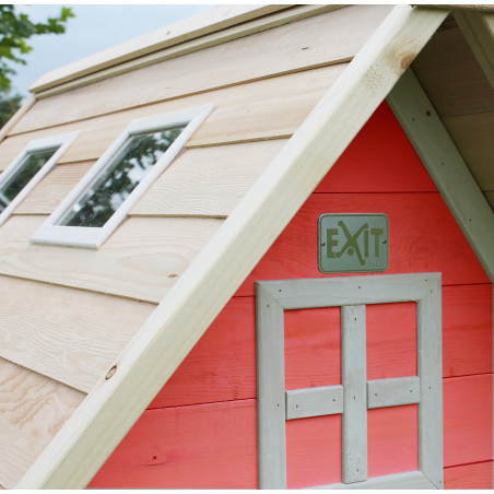 EXIT Fantasia 100 cabane de jeu en bois - rouge
