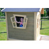 EXIT Crooky 300 cabane de jeu en bois - gris-beige