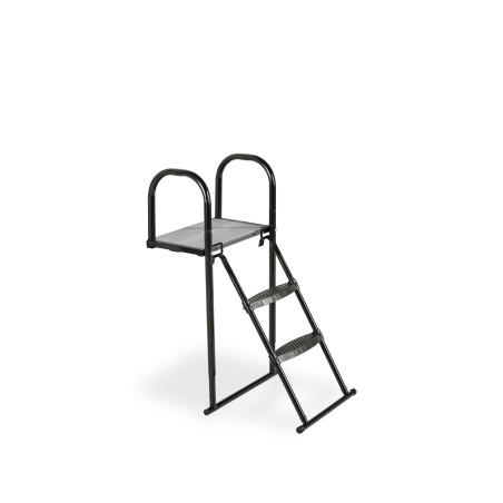 EXIT Plateforme Trampoline avec échelle pour hauteur de cadre de trampoline entre 65-80cm