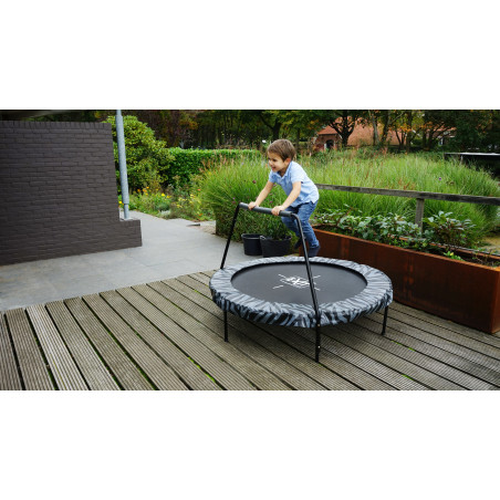 EXIT Trampoline Tiggy junior avec support ø140cm - noir gris