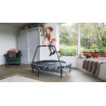 EXIT Trampoline Tiggy junior avec support ø140cm - noir gris