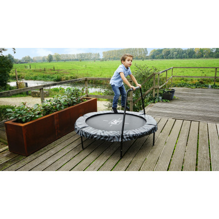 EXIT Trampoline Tiggy junior avec support ø140cm - noir gris