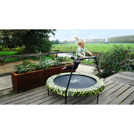 EXIT Trampoline Tiggy junior avec support ø140cm - noir vert