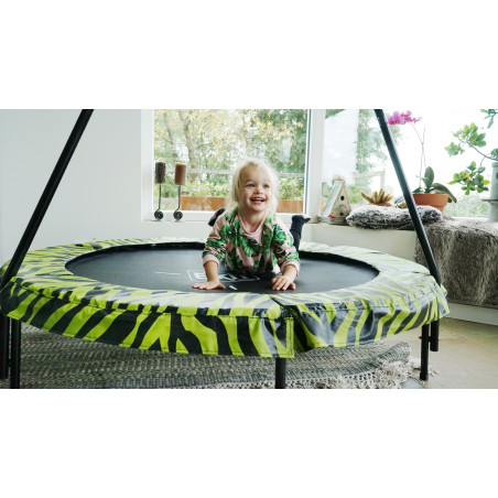 EXIT Trampoline Tiggy junior avec support ø140cm - noir vert