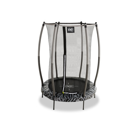 EXIT Trampoline Tiggy junior avec filet de sécurité ø140cm - noir gris