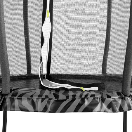 EXIT Trampoline Tiggy junior avec filet de sécurité ø140cm - noir gris