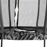 EXIT Trampoline Tiggy junior avec filet de sécurité ø140cm - noir gris