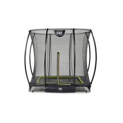 EXIT Le trampoline Silhouette inground 153x214cm avec filet de sécurité - noir