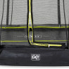 EXIT Le trampoline Silhouette inground 153x214cm avec filet de sécurité - noir