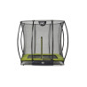 EXIT Le trampoline Silhouette inground 153x214cm avec filet de sécurité - vert