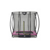 EXIT Le trampoline Silhouette inground 153x214cm avec filet de sécurité - rose