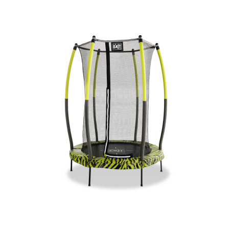 EXIT Trampoline Tiggy junior avec filet de sécurité ø140cm - noir vert