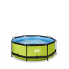 EXIT Piscine Lime ø244x76cm avec pompe filtrante - vert