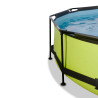 EXIT Piscine Lime ø244x76cm avec pompe filtrante - vert