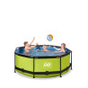 EXIT Piscine Lime ø244x76cm avec pompe filtrante - vert