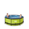 EXIT Piscine Lime ø244x76cm avec pompe filtrante - vert
