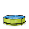 EXIT Piscine Lime ø300x76cm avec pompe filtrante - vert