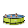 EXIT Piscine Lime ø300x76cm avec pompe filtrante - vert