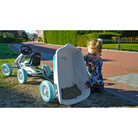 EXIT Remorque de kart Foxy Club - blanc