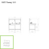 EXIT Cuisine de plein air en bois Yummy 100 - nature