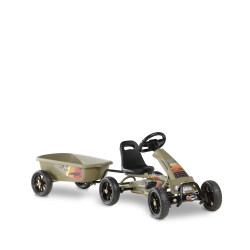 EXIT Kart Foxy Expedition avec remorque - vert foncé
