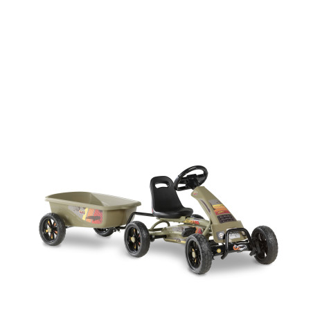 EXIT Kart Foxy Expedition avec remorque - vert foncé