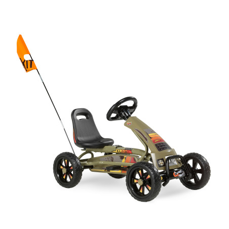 EXIT Kart Foxy Expedition avec remorque - vert foncé