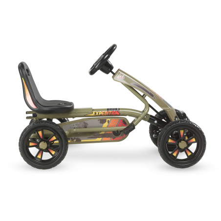 EXIT Kart Foxy Expedition avec remorque - vert foncé