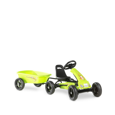 EXIT Kart Foxy Green avec remorque - vert