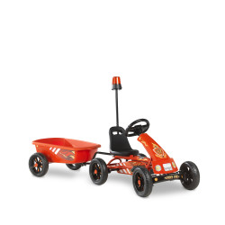 EXIT Kart Foxy Fire avec remorque - rouge