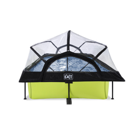 EXIT Piscine couverte Lime 300x200x65cm avec pompe filtrante - vert