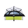 EXIT Piscine couverte Lime 300x200x65cm avec pompe filtrante - vert