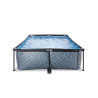 EXIT Piscine Stone 300x200x65cm avec pompe de filtration - grise