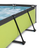 EXIT Piscine Lime 300x200x65cm avec pompe filtrante - vert
