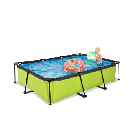 EXIT Piscine Lime 300x200x65cm avec pompe filtrante - vert