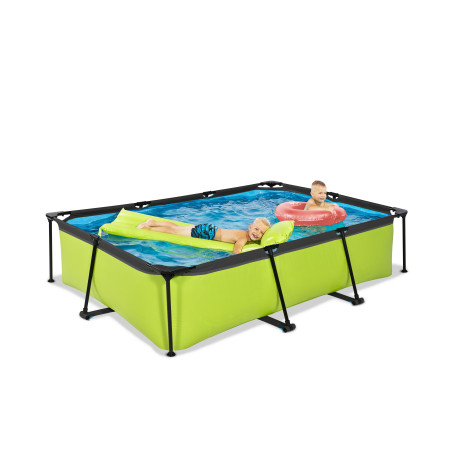 EXIT Piscine Lime 300x200x65cm avec pompe filtrante - vert