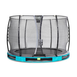 EXIT Trampoline enterré Elegant ø305cm avec filet de sécurité Economy - bleu