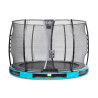 EXIT Trampoline enterré Elegant ø305cm avec filet de sécurité Economy - bleu