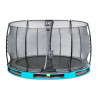 EXIT Trampoline enterré Elegant ø366cm avec filet de sécurité Economy - bleu
