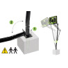 EXIT Panneau de basketball Galaxy pour fixation au sol - black edition