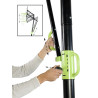EXIT Panneau de basketball Galaxy pour fixation au sol avec anneau de dunk - black edition