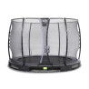 EXIT Trampoline enterré Elegant ø305cm avec filet de sécurité Economy - noir