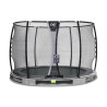 EXIT Trampoline enterré Elegant Premium ø305cm avec filet de sécurité Deluxe - gris