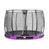EXIT Trampoline enterré Elegant ø305cm avec filet de sécurité Economy - violet