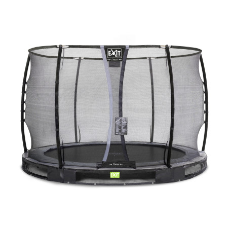 EXIT Trampoline enterré Elegant Premium ø305cm avec filet de sécurité Deluxe - noir