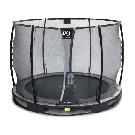 EXIT Trampoline enterré Elegant Premium ø305cm avec filet de sécurité Deluxe - noir