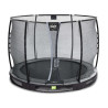 EXIT Trampoline enterré Elegant Premium ø305cm avec filet de sécurité Deluxe - noir
