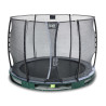 EXIT Trampoline enterré Elegant ø305cm avec filet de sécurité Economy - vert